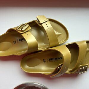 Birkenstock Arizona Essentials EVA Sandals Gold size 44